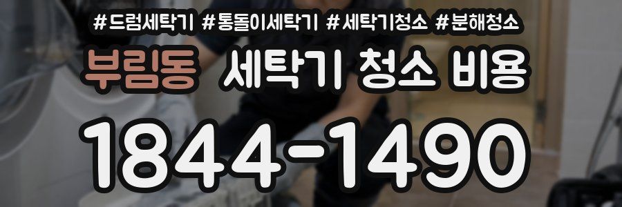 부림동 세탁기 청소 비용