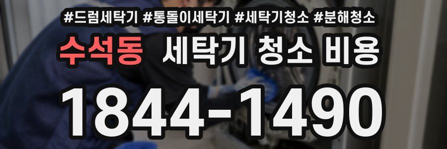 수석동 세탁기 청소 비용