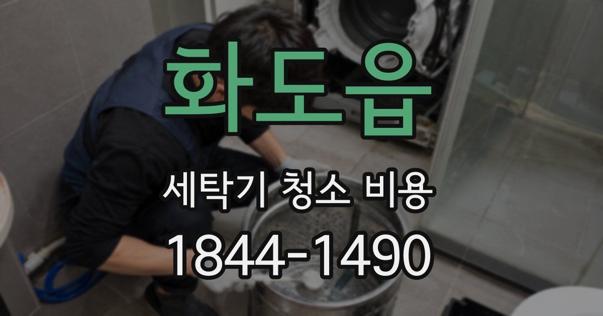 화도읍 세탁기 청소 비용