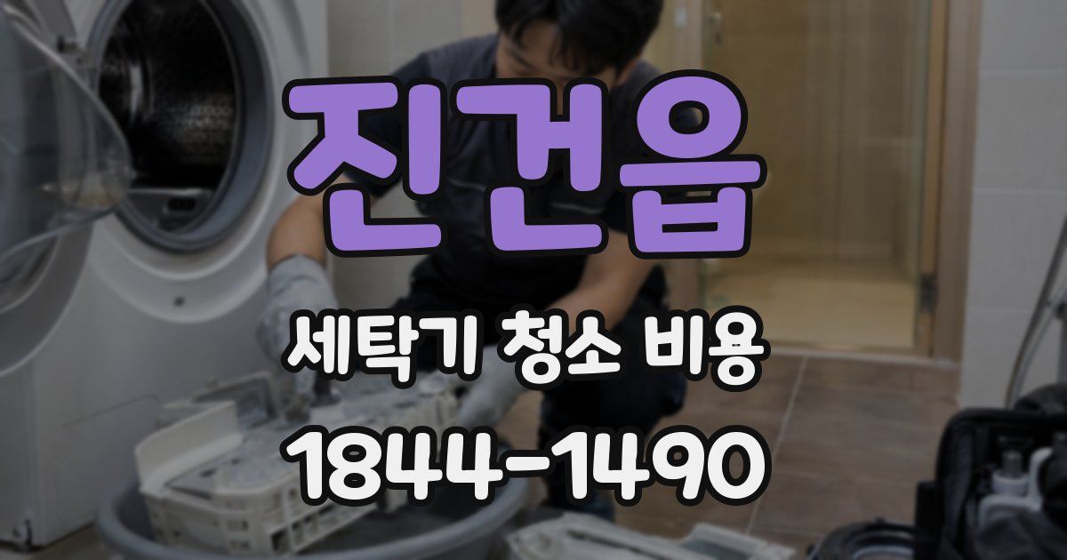 진건읍 세탁기 청소 비용