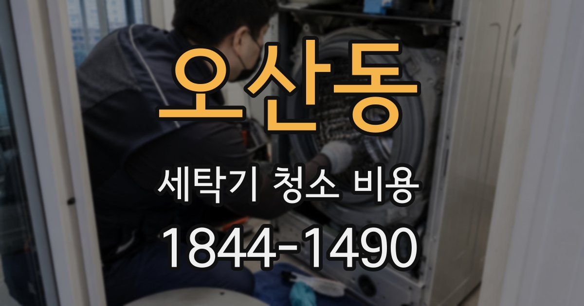 오산동 세탁기 청소 비용