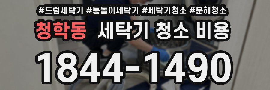 청학동 세탁기 청소 비용