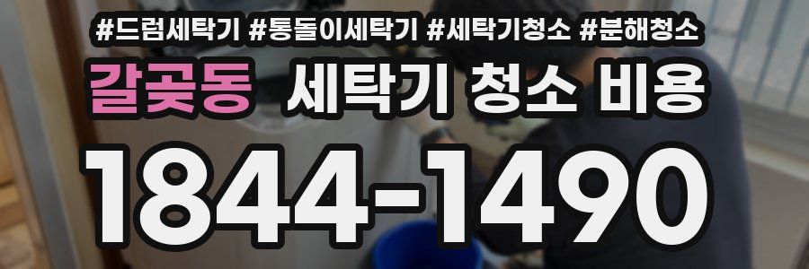 갈곶동 세탁기 청소 비용