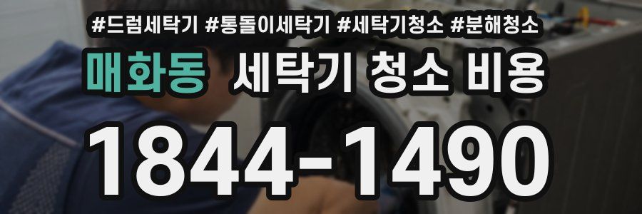 매화동 세탁기 청소 비용