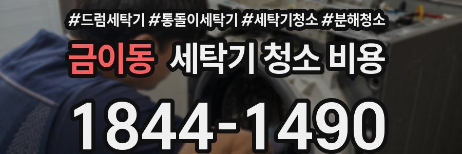 금이동 세탁기 청소 비용