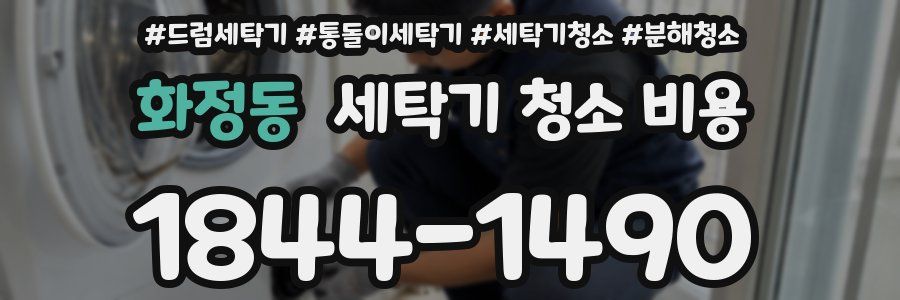 화정동 세탁기 청소 비용