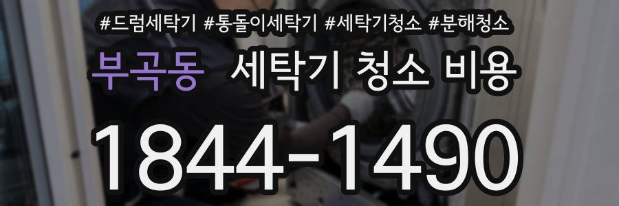 부곡동 세탁기 청소 비용