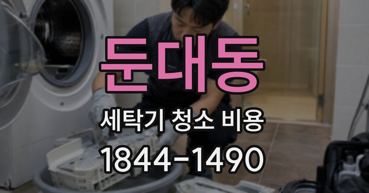 둔대동 세탁기 청소 비용