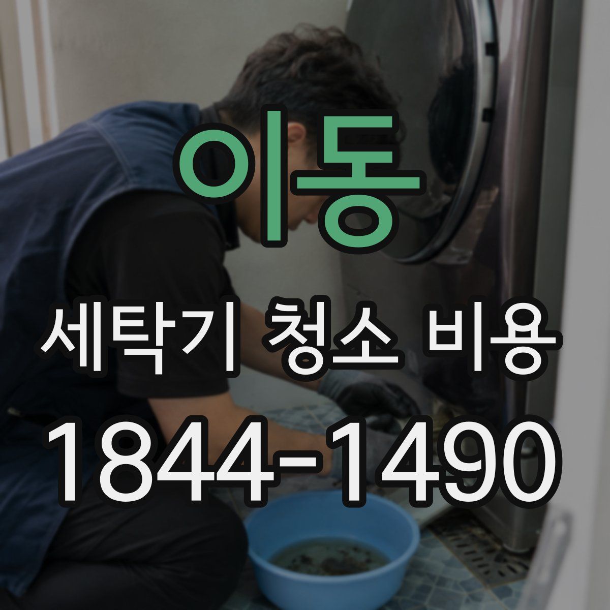이동 세탁기 청소 비용