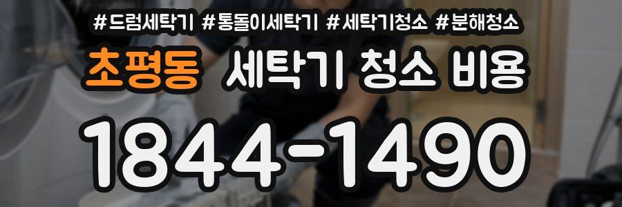 초평동 세탁기 청소 비용