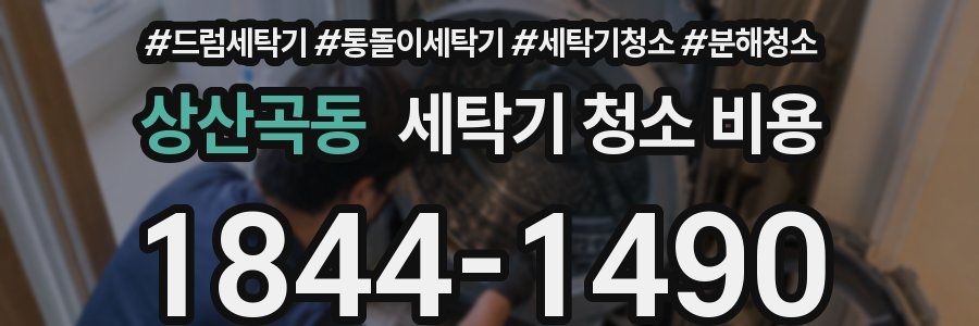 상산곡동 세탁기 청소 비용
