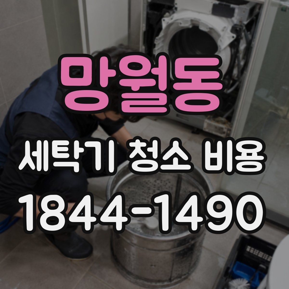 망월동 세탁기 청소 비용 오래된 제품 작업 가능 범위