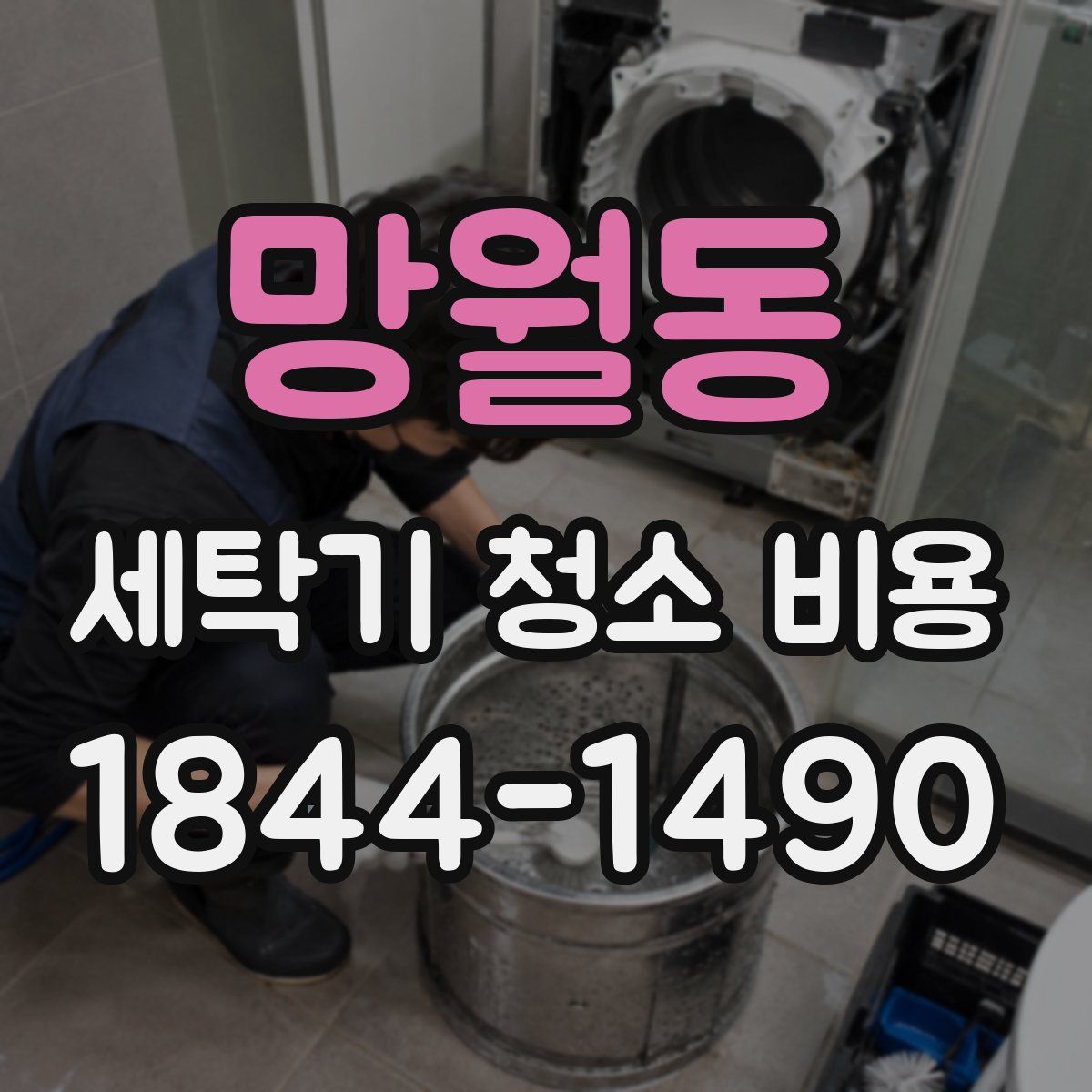 망월동 세탁기 청소 비용