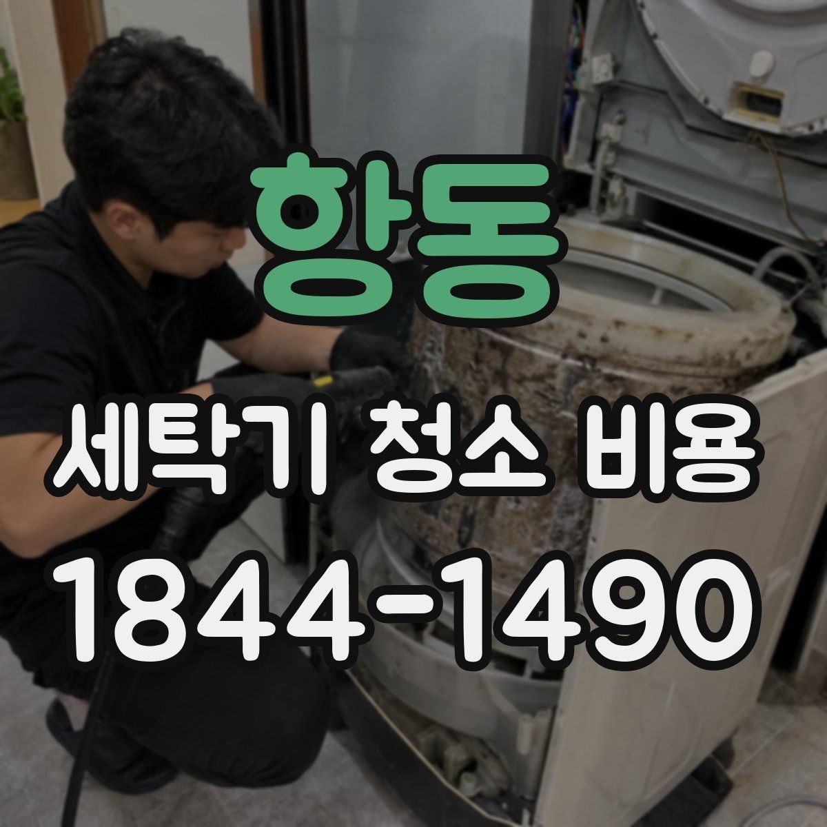항동 세탁기 청소 비용 일반 세척과 분해 세척 비교