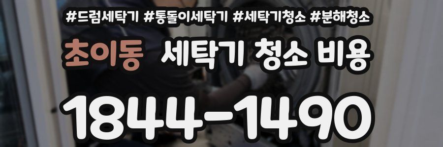 초이동 세탁기 청소 비용