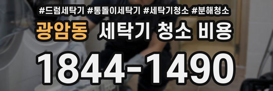 광암동 세탁기 청소 비용