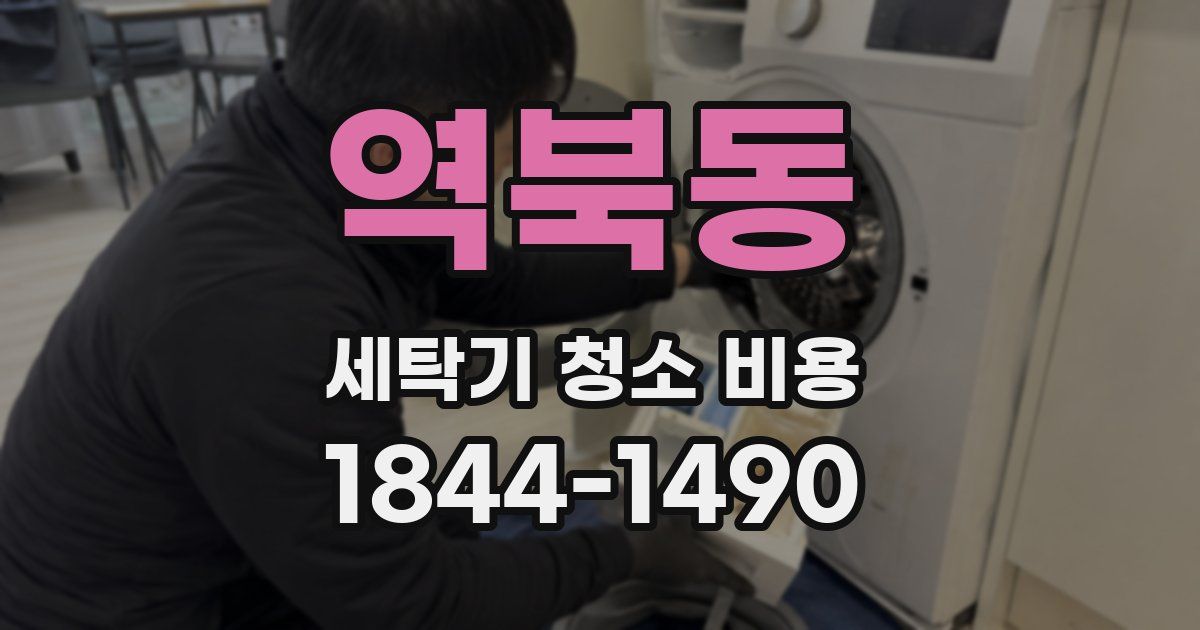 역북동 세탁기 청소 비용