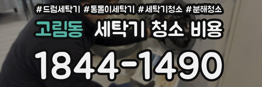 고림동 세탁기 청소 비용
