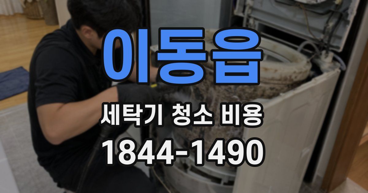 이동읍 세탁기 청소 비용