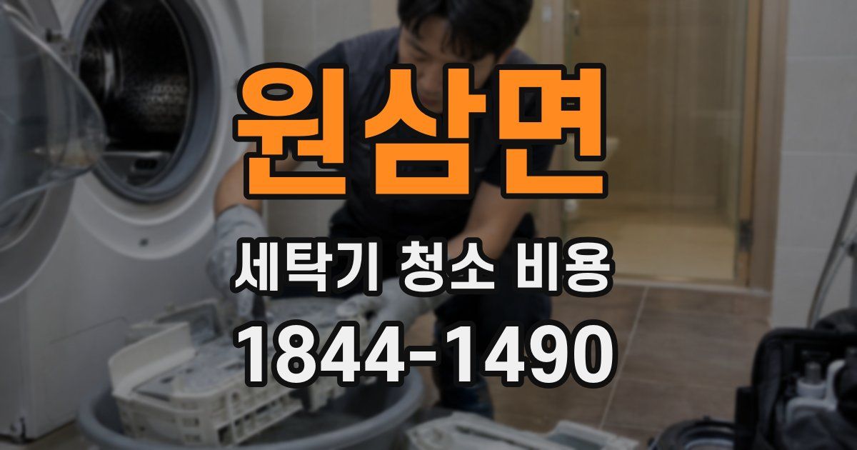 원삼면 세탁기 청소 비용