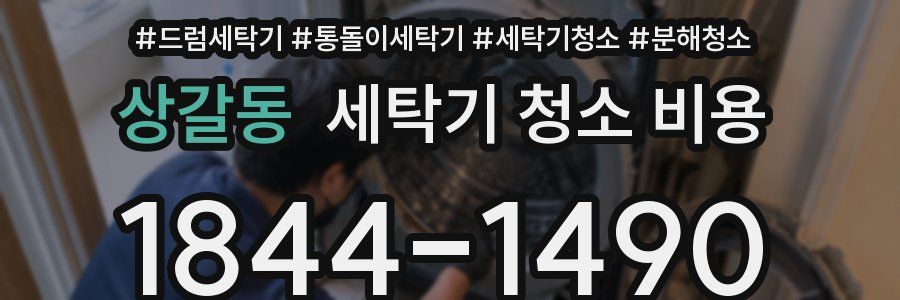 상갈동 세탁기 청소 비용