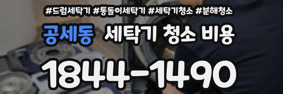 공세동 세탁기 청소 비용