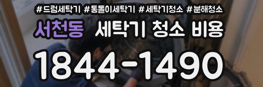 서천동 세탁기 청소 비용