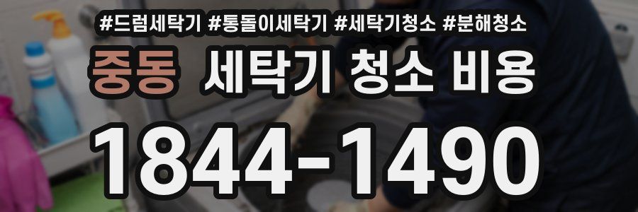 중동 세탁기 청소 비용