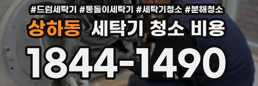 상하동 세탁기 청소 비용