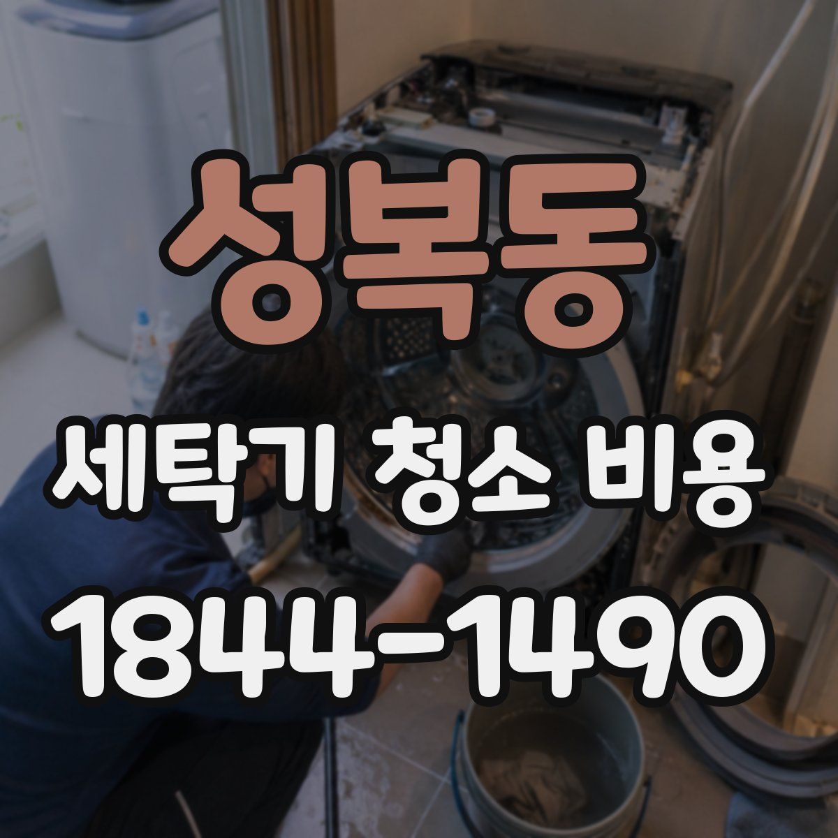 성복동 세탁기 청소 비용