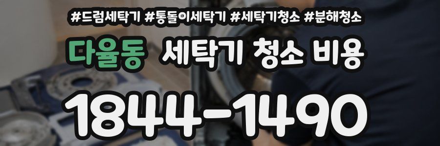 다율동 세탁기 청소 비용