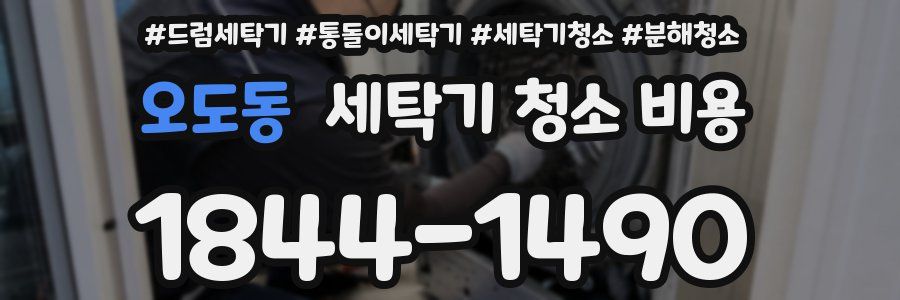 오도동 세탁기 청소 비용