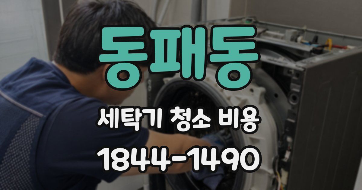 동패동 세탁기 청소 비용