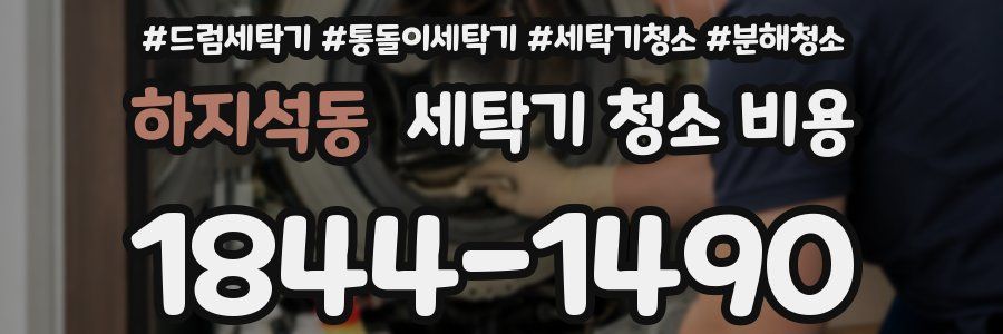 하지석동 세탁기 청소 비용