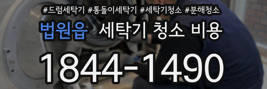 법원읍 세탁기 청소 비용