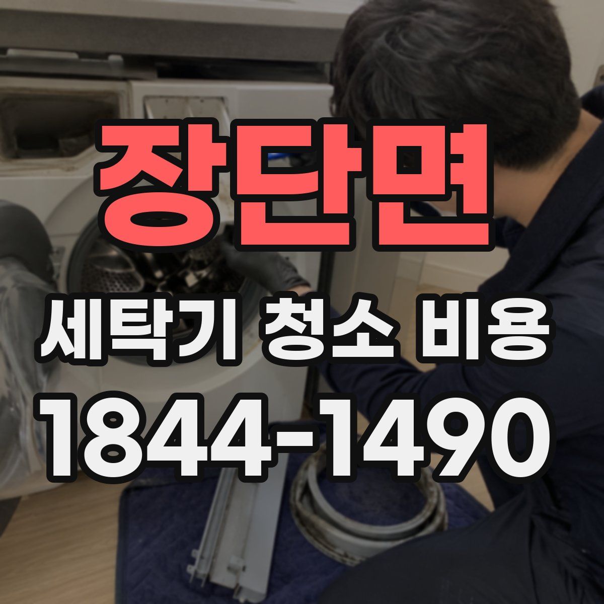 장단면 세탁기 청소 비용