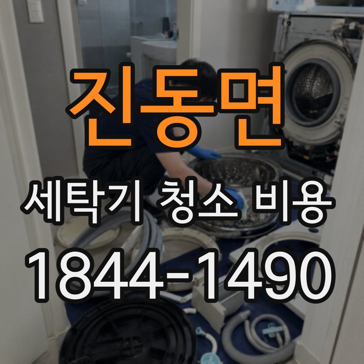 진동면 세탁기 청소 비용
