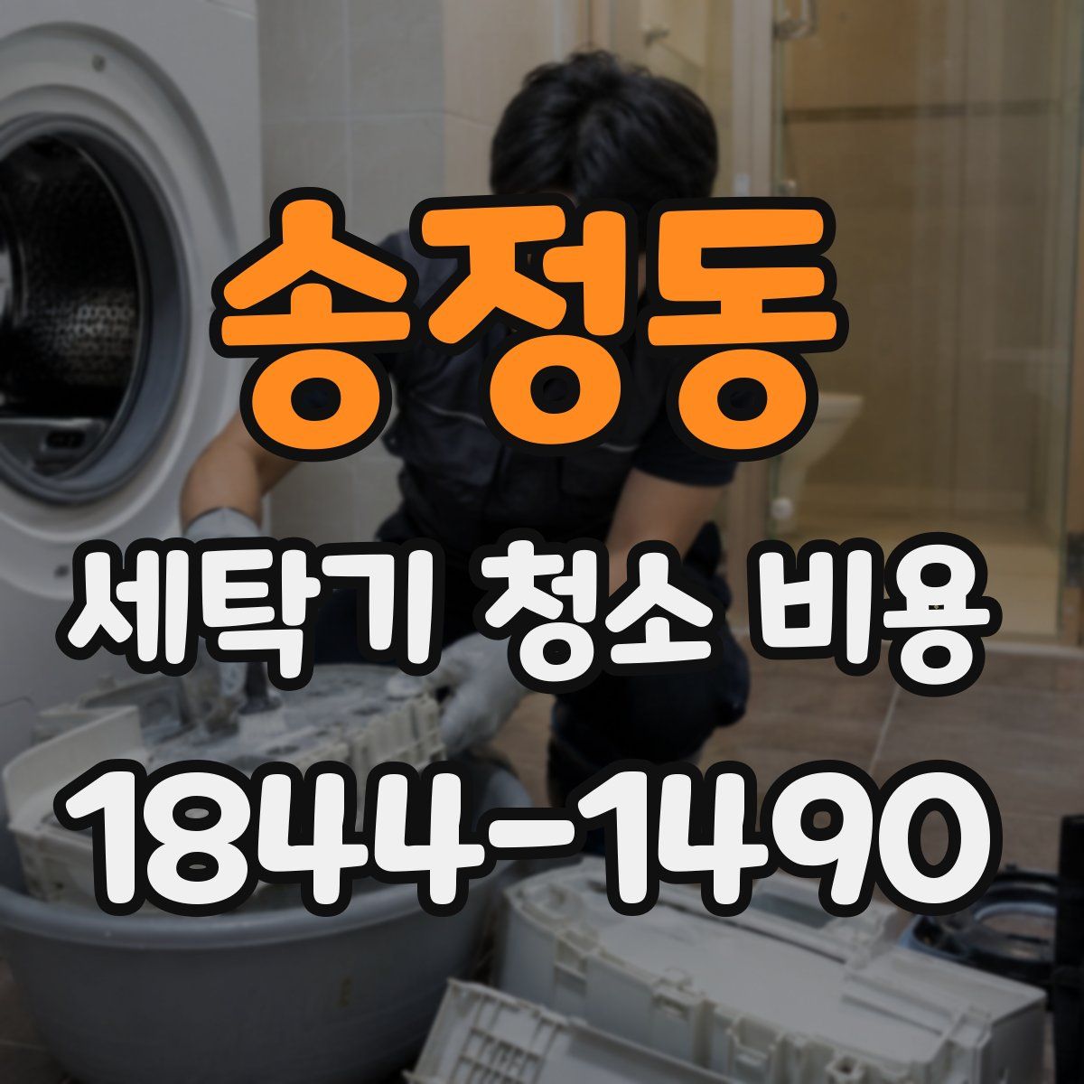 송정동 세탁기 청소 비용