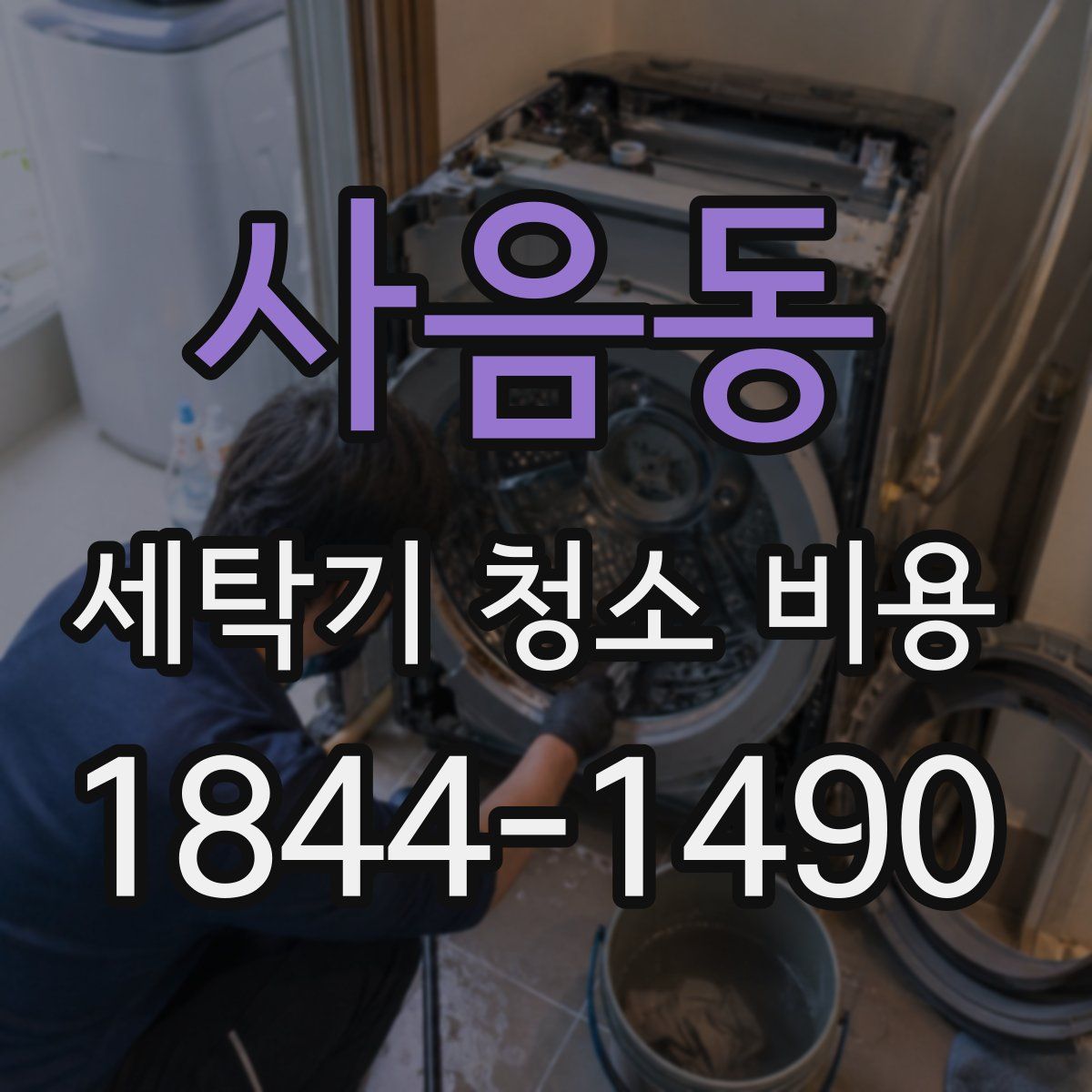 사음동 세탁기 청소 비용