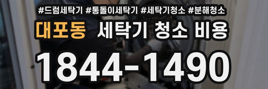 대포동 세탁기 청소 비용
