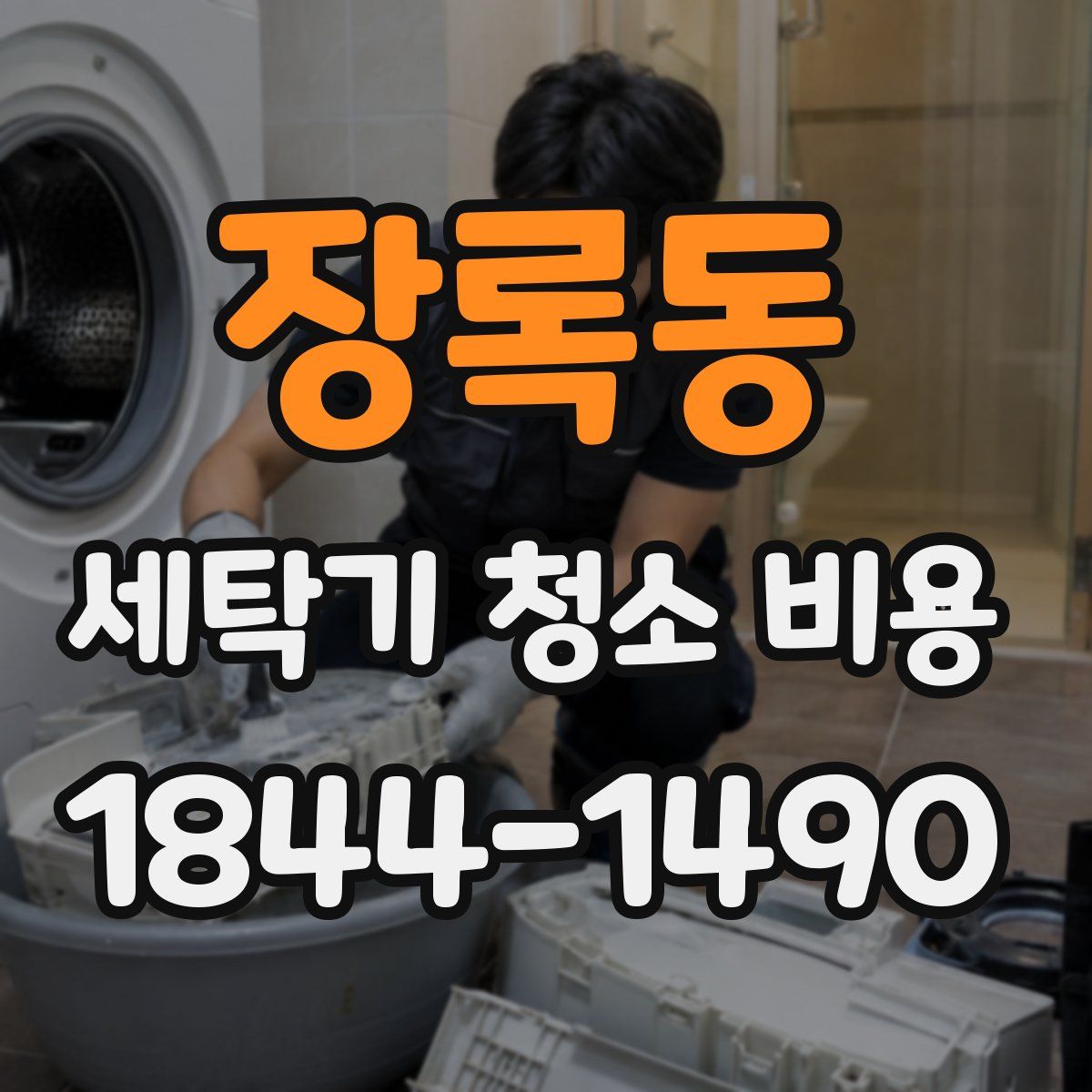 장록동 세탁기 청소 비용