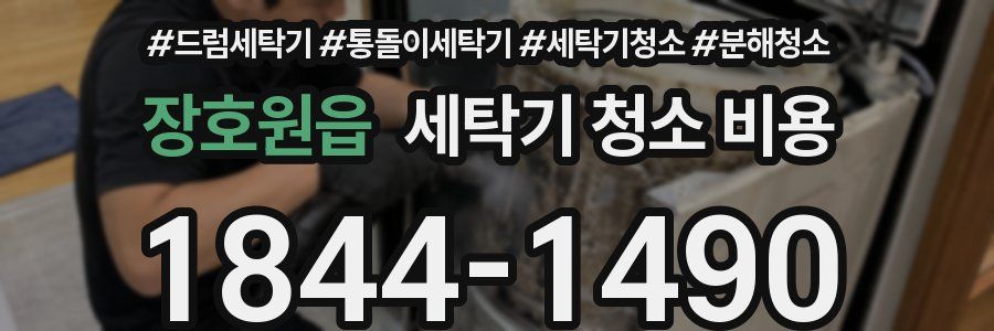 장호원읍 세탁기 청소 비용