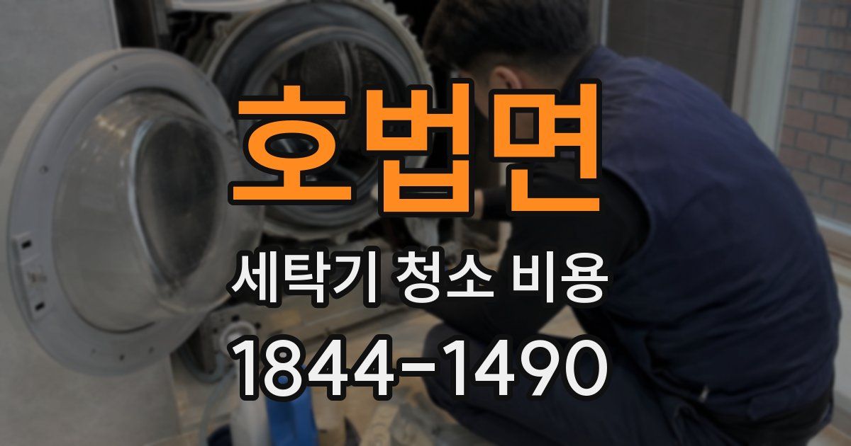 호법면 세탁기 청소 비용