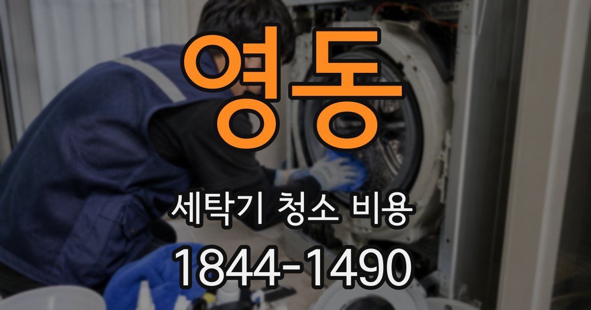 영동 세탁기 청소 비용