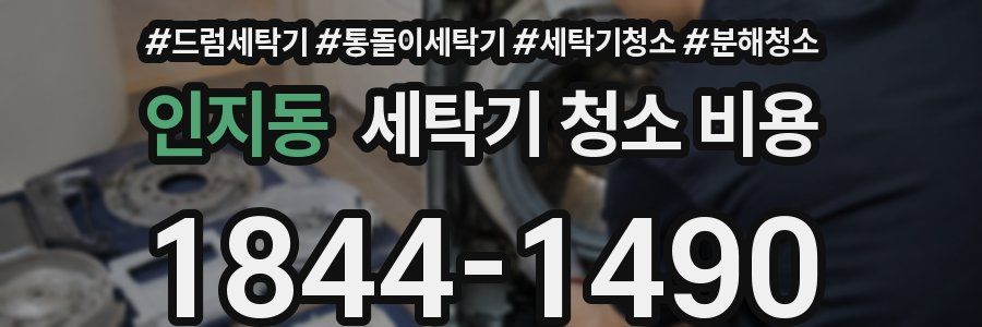 인지동 세탁기 청소 비용