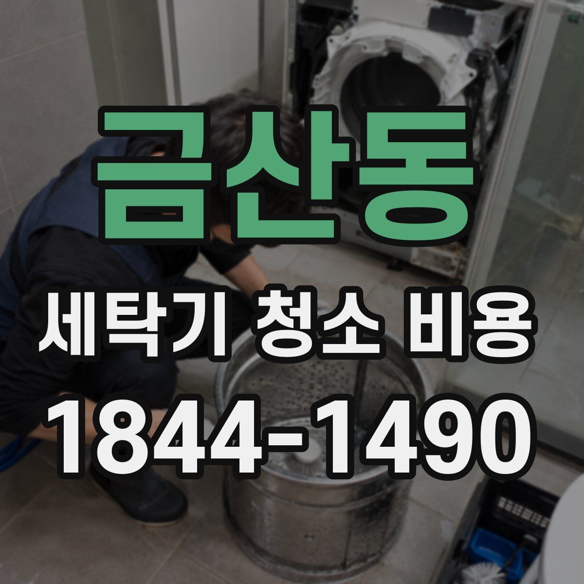 금산동 세탁기 청소 비용