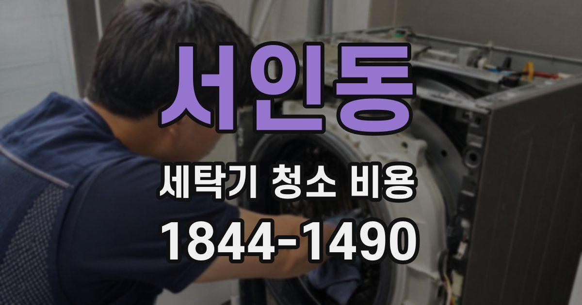 서인동 세탁기 청소 비용