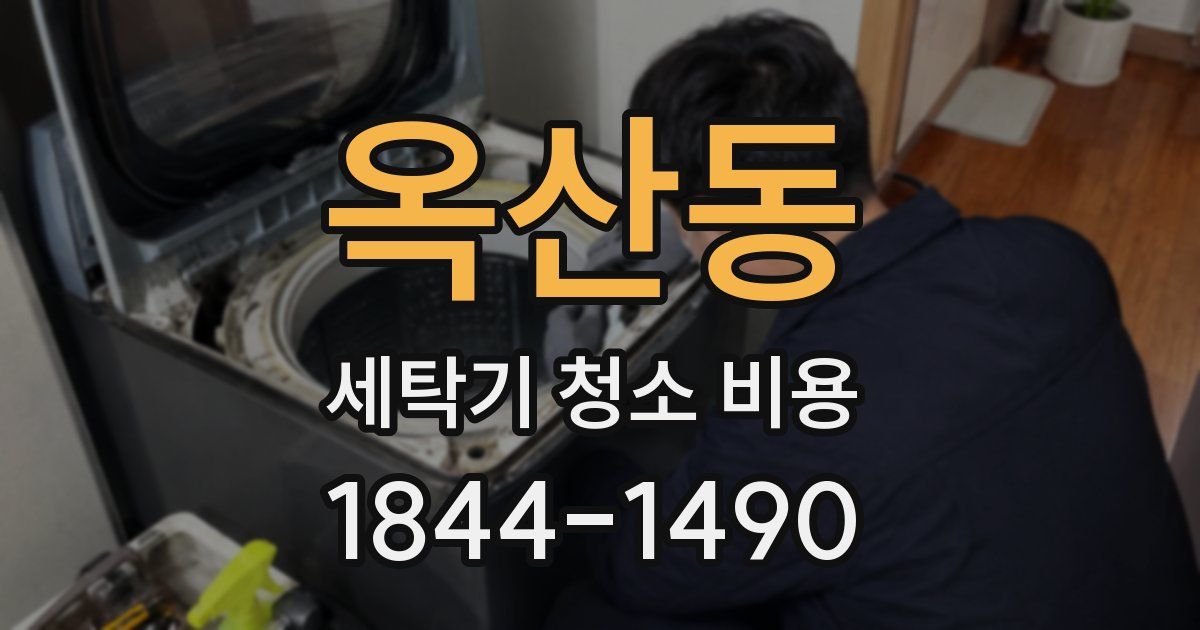 옥산동 세탁기 청소 비용