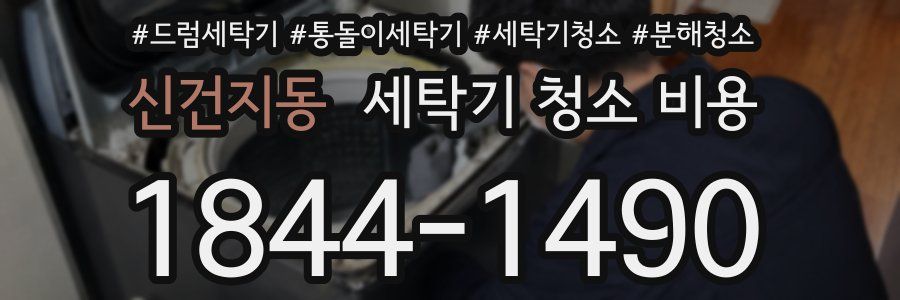 신건지동 세탁기 청소 비용