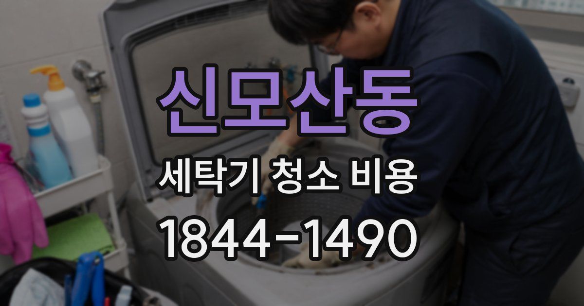 신모산동 세탁기 청소 비용